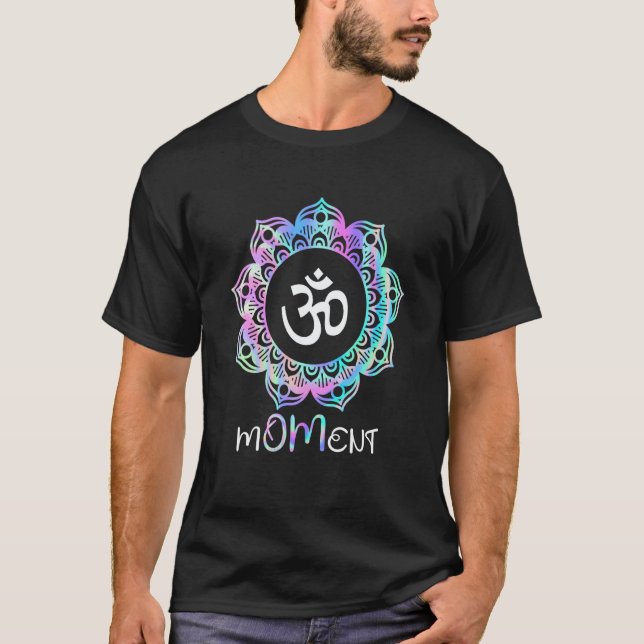 Camiseta M OM ent Mandala Yoga  1 (Anverso)