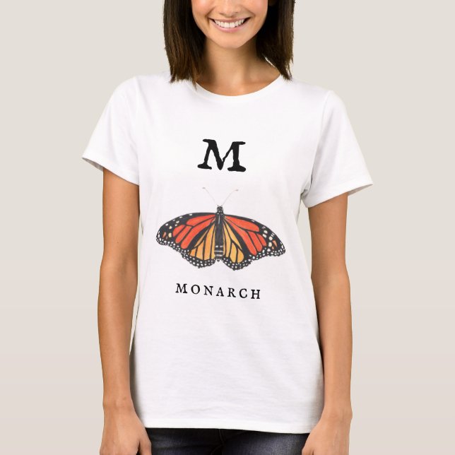 Camiseta "M" para monarca (Anverso)
