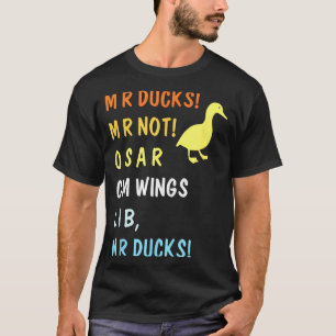 Camiseta M R Patos M R No O S M R C M Alas Divertidas Cita