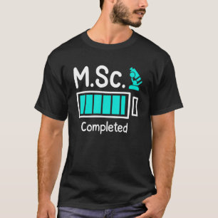 Camiseta M Sc completada Maestría Master en Ciencias 4