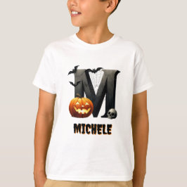 Camiseta M Truco inicial o trato Halloween