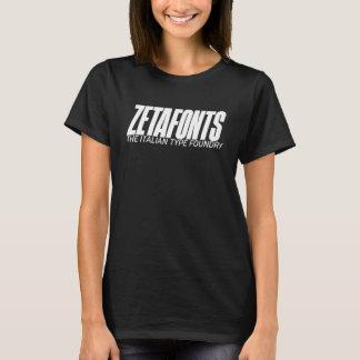 Camiseta (M) - Zetafonts La Fundición de Tipos Ita