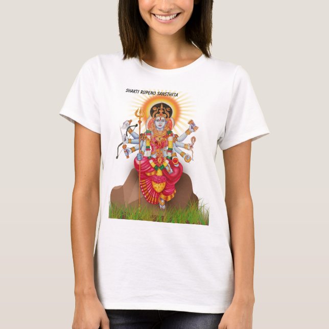 Camiseta Maa Durga El Poder (Anverso)