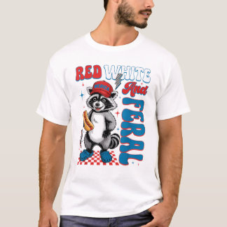 Camiseta Mab Perro Caliente Patriótico Y Amantes De Mapache