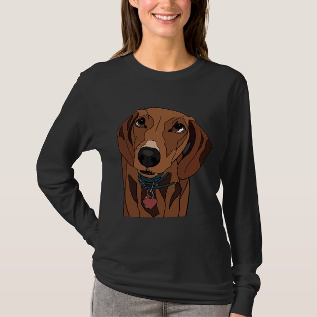 Camiseta Mabel El Mini Dachshund (Anverso)