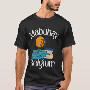 Camiseta Mabuhay Bélgica Filipinas Saludo a Tagalog Pinoy