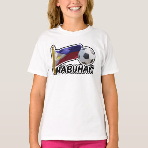 Camiseta ¡Mabuhay! Futbolista en Filipinas
