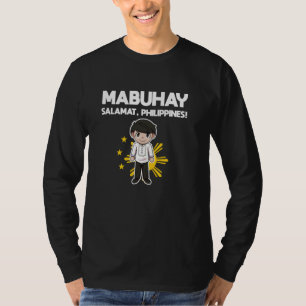 Camiseta Mabuhay Salamat Filipinas Pilipinas Orgullosas Fil