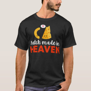 Camiseta Mac & Cheese Cute Couple Bff Mejor Ropa De Amigo13