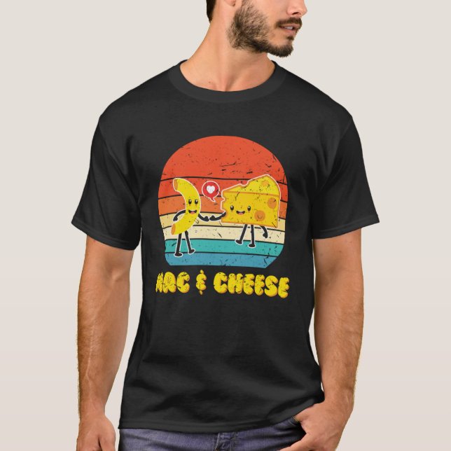 Camiseta Mac & Cheese Love Food Costume Cute Veggie (Anverso)