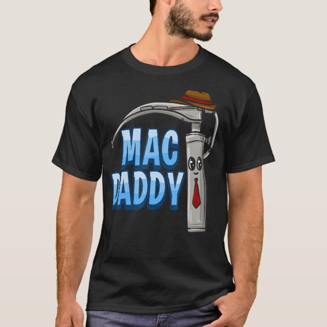 Camiseta Mac Daddy Anestesia Laryngoscope Humor (Anverso)