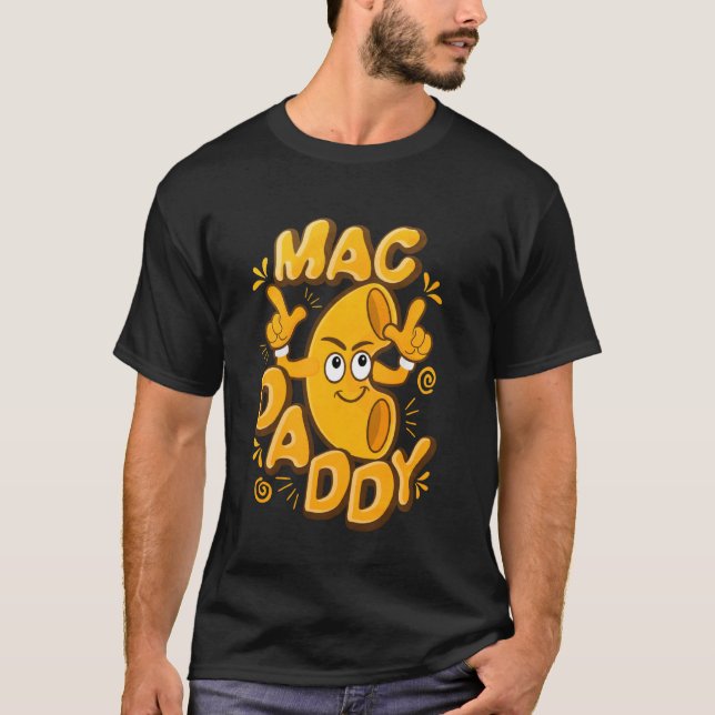 Camiseta Mac Daddy Funny Mac N Cheese (Anverso)