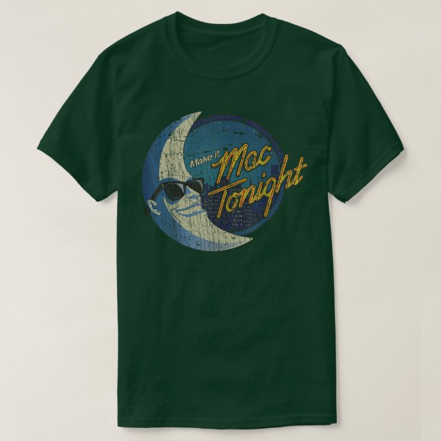 Camiseta Mac Tonight Moon Man 1986  (Diseño del anverso)