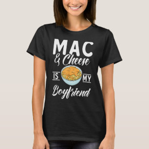 Camiseta Mac y Cheese es mi novio, Mac y Chees divertidos