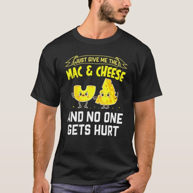 Camiseta Mac Y Cheese Macaroni Cheesy Noodle (Anverso)