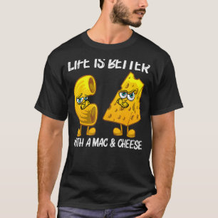 Camiseta Mac Y Queso Cuidados Para Hombres Mujeres Macaroni