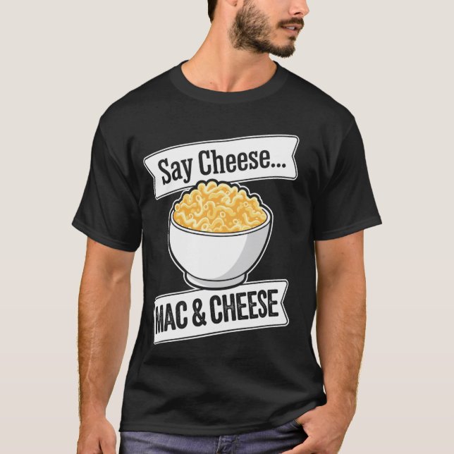 Camiseta Mac Y Queso Divertido Macarrones Con Queso (Anverso)