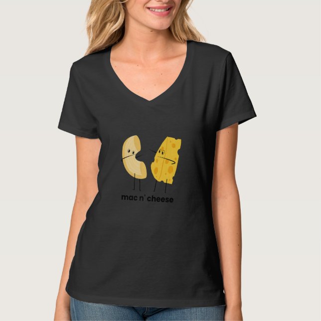 Camiseta Mac y Queso  Macarrones con Queso 2  Mac n Queso (Anverso)