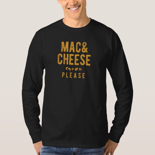 Camiseta Mac y queso por favor (Anverso)
