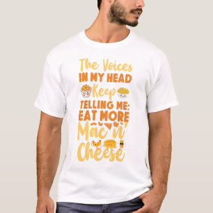 Camiseta Mac Y Quesos Las Voces En Mi Cabeza Siguen Contand