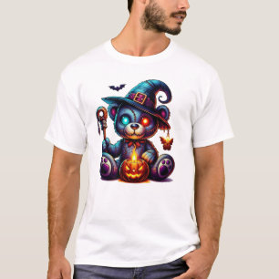 Camiseta Macabre Skeleton Teddy Bear