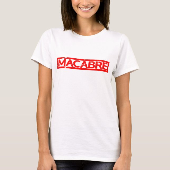 Camiseta Macabre Stamp (Anverso)