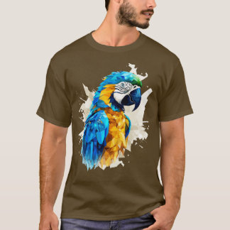 Camiseta Macao azul y dorado 2