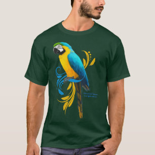 Camiseta Macao azul y dorado 2