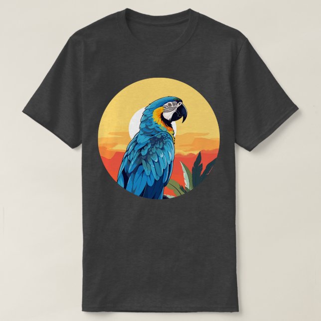 Camiseta Macao azul y dorado 20 (Diseño del anverso)