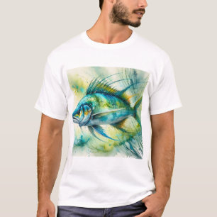 Camiseta Macarela fish 220924AREF136 - Watercolor