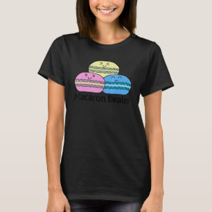 Camiseta Macaron Dealer Macarons Dessere de Candy Francés