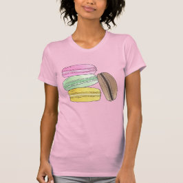 Camiseta Macaron French Pastry Cookies Macarons Patisserie