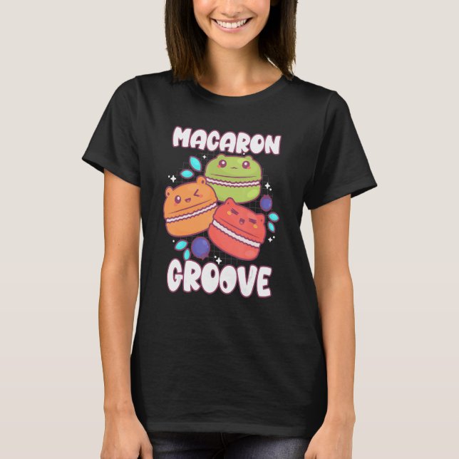 Camiseta Macaron Groove Baking Sweet Macarons (Anverso)