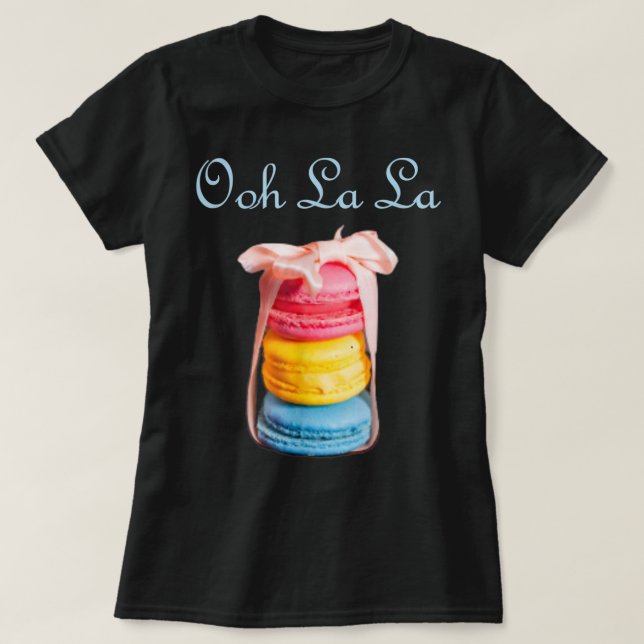 Camiseta Macaron Lovers Cocina francesa Macaroons Baker Bak (Diseño del anverso)