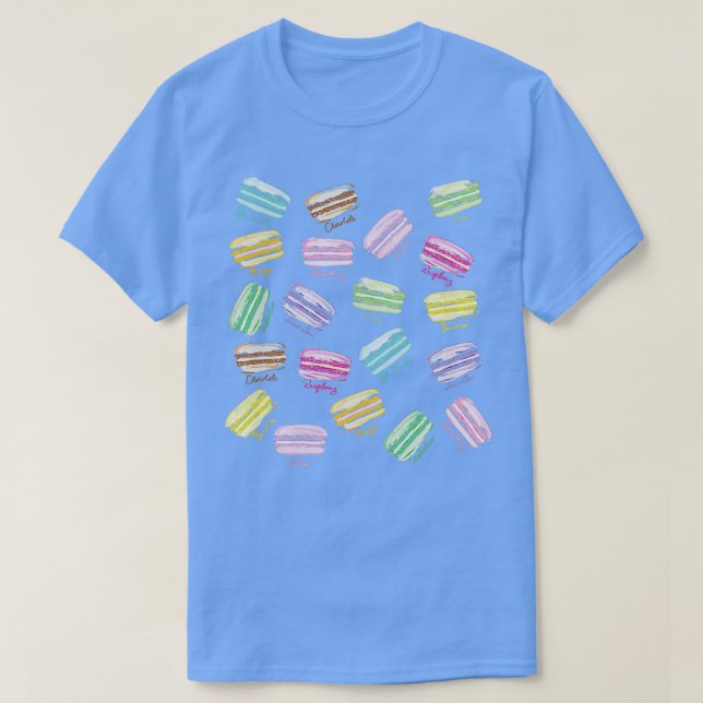 Camiseta Macaron Macaroons (Diseño del anverso)