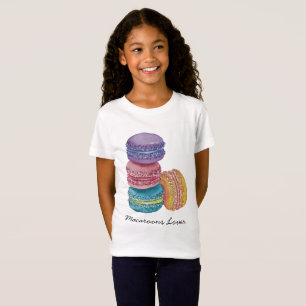 Camiseta Macarones De Arcoiris Cuidados En Acuarela