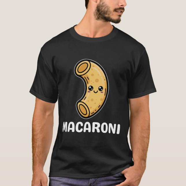 Camiseta Macaroni Cheese Mac Kawaii Cúpula de Disfraces de  (Anverso)