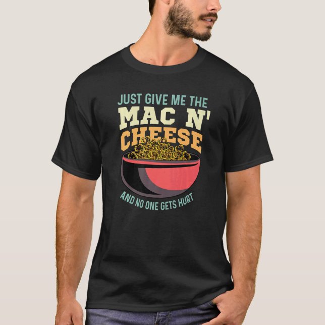 Camiseta Macaroni N' Cheese Foodie (Anverso)
