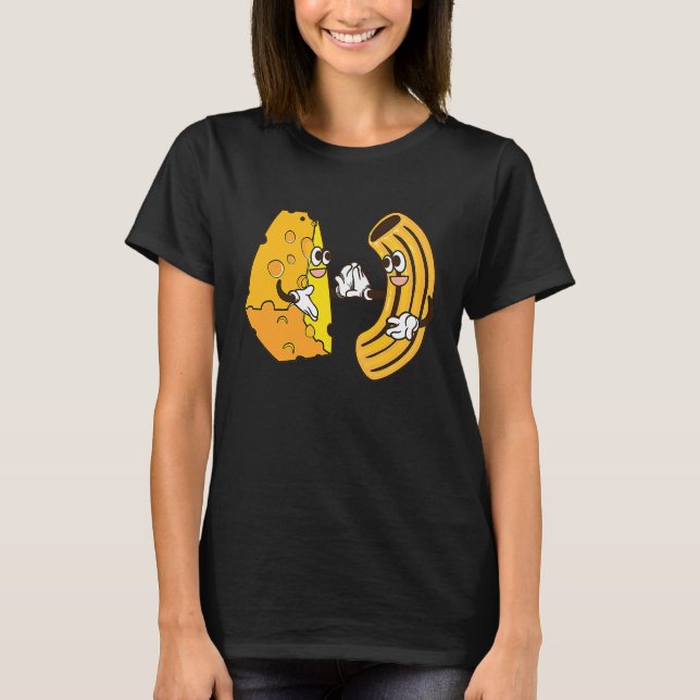 Camiseta Macaroni Y Cheese High 5 Guay Pasta Mac (Anverso)