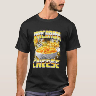 Camiseta Macaroni y Cheese Meme Bootleg Rap Style 90 Vin