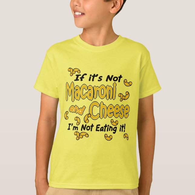 Camiseta Macaroni y queso (Anverso)