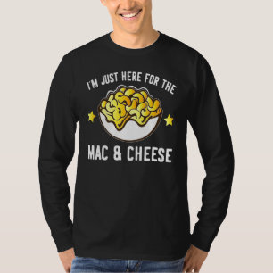 Camiseta Macaroni Y Queso Estoy Aquí Para Mac Y Che