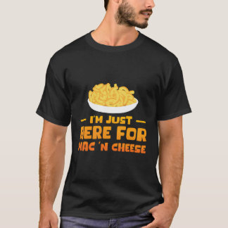 Camiseta Macaroni Y Queso Estoy Aquí Para Mac Y Chee