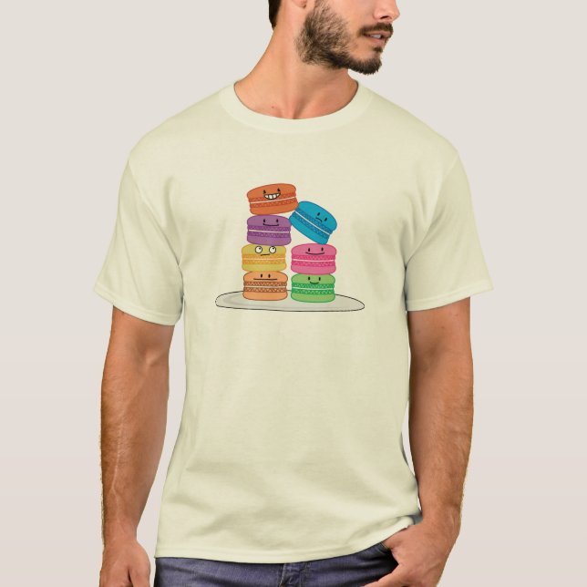 Camiseta Macarons feliz (Anverso)