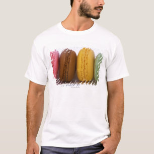 Camiseta Macarons franceses gastrónomos importados