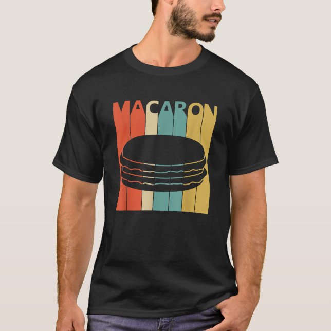 Camiseta Macarons retro vintage (Anverso)