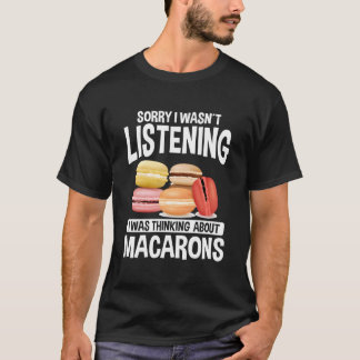 Camiseta Macaroons Macarron Cake French Baked Cookie Macaro