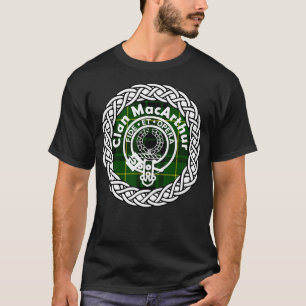 Camiseta MacArthur Scottish Clan apellido tartan c