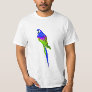 Camiseta Macaw de la acuarela de PixDezines