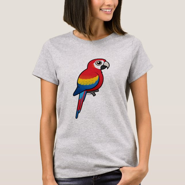 Camiseta Macaw del escarlata (Anverso)